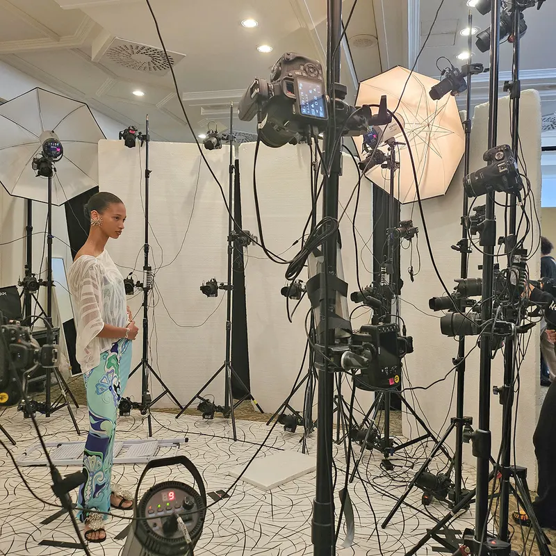 Scans 3D & Gaussian Splatting à Portofino - Italie sur le défilé Pucci