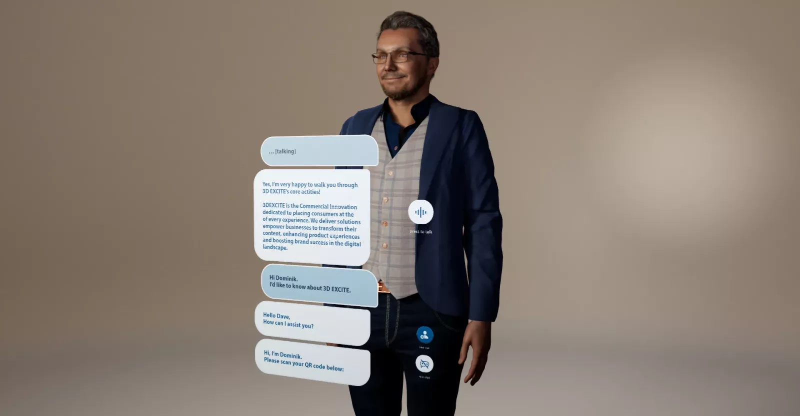 Virtual Dominique -  l'Avatar IA de Dassault Systemes